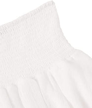 Load image into Gallery viewer, Women's Solid Shirred High Waist Layered Ruffle Hem Flared Mini Skirt