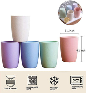 Eco-friendly Unbreakable Reusable Drinking Cup for Adult(12 OZ)